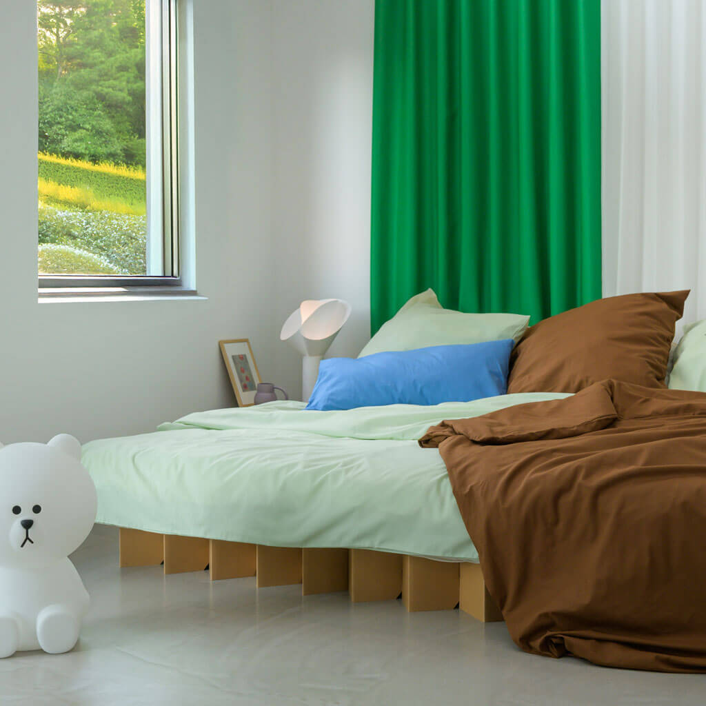 ROOM IN A BOX Family Bed 2.0 LOW in natural