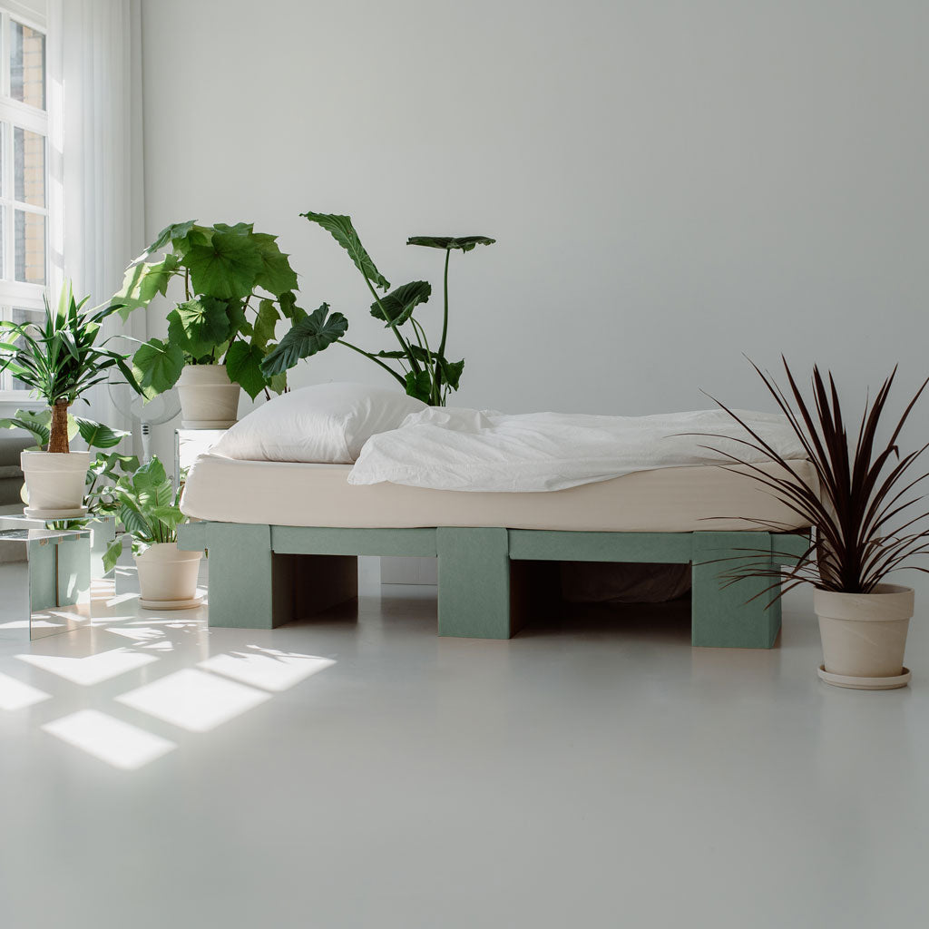 ROOM IN A BOX GRID Bed size S in sage