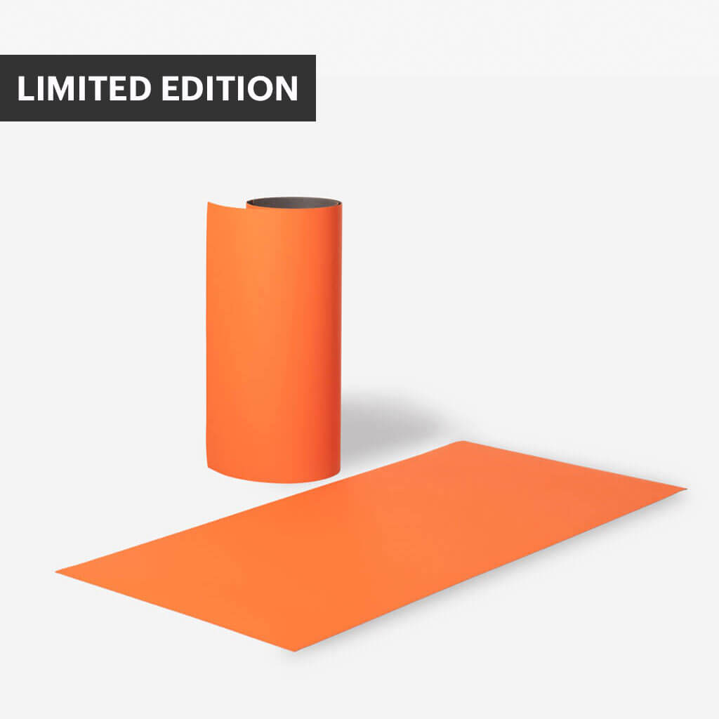 RIAB GRID Table linoleum pad in orange