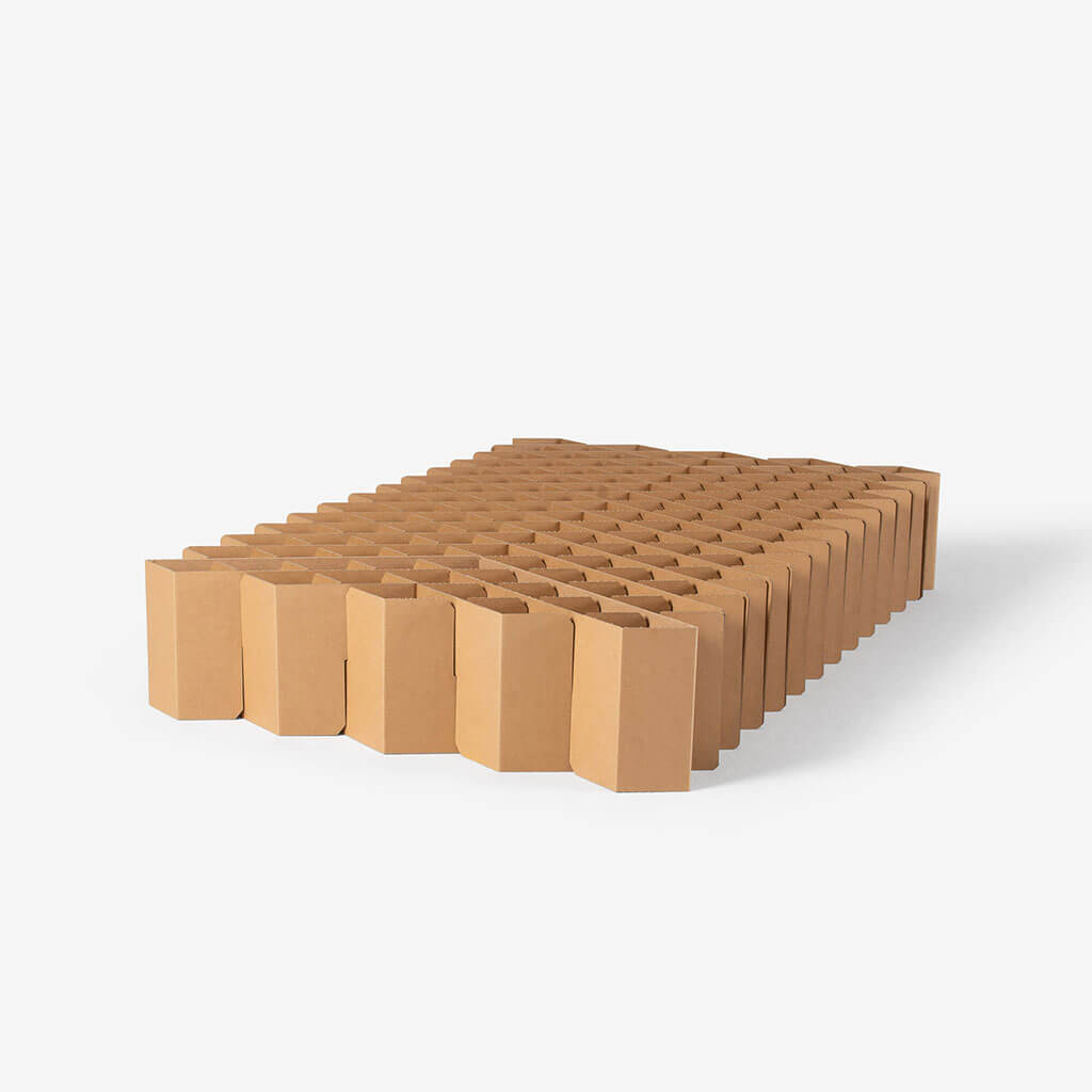 RIAB Bed 2.0 made of corrugated cardboard size M natural