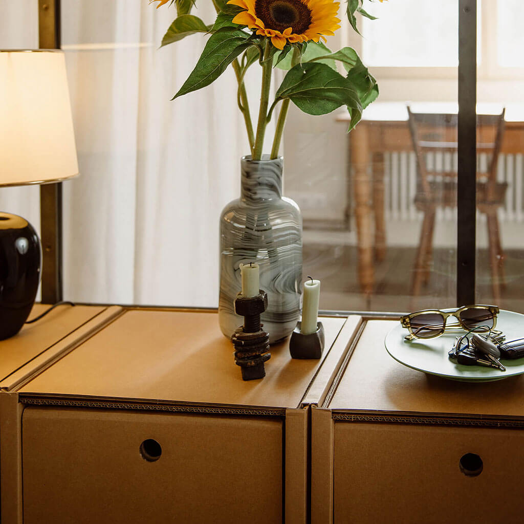 ROOM IN A BOX modular shelving system